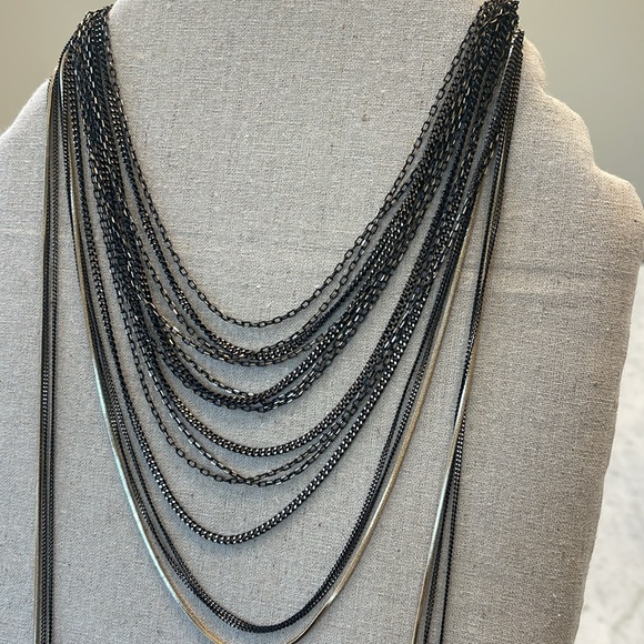 NWT!  Stella & Dot Layered Feather Necklace! - Picture 6 of 10